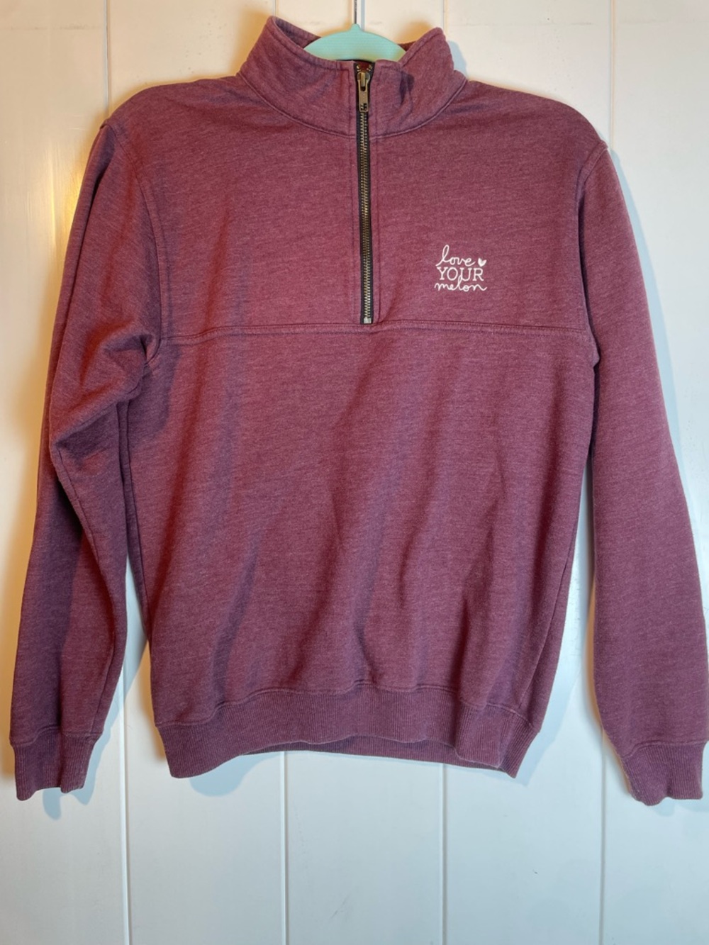 Love Your Melon Quarter Zip, Size S, EUC